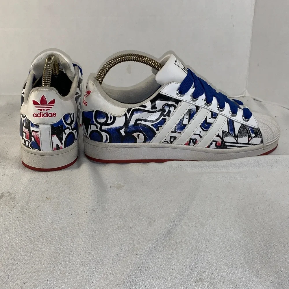 Adidas Superstar 35th Anniversary Graphic Red/White/Blue Sneakers